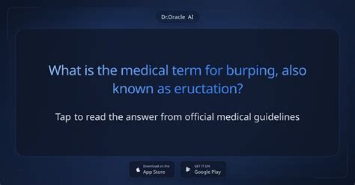 What is the medical term for burping