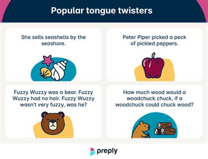 What is the proper name for a tongue twister