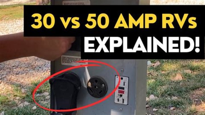 What is the voltage of a 50 amp RV service?