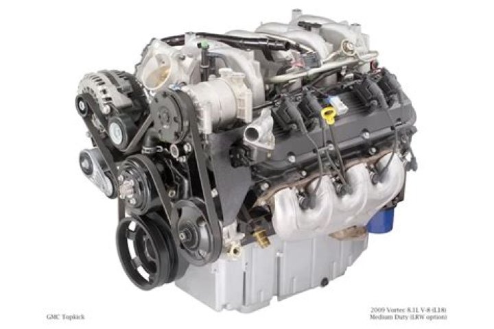 What kind of engine does a Vortec 8100 have?