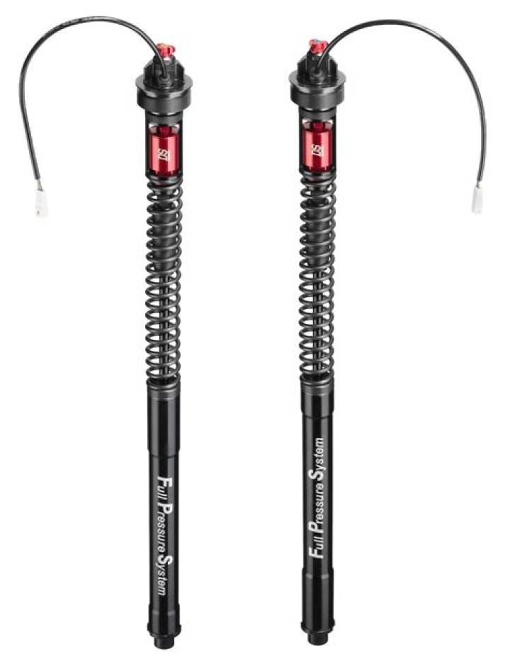 What kind of suspension cartridge does Holiday Rambler use?