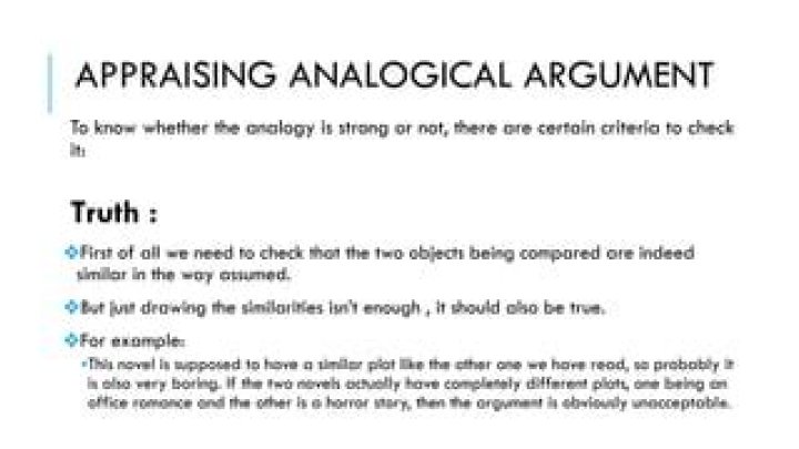 What makes an analogical argument strong