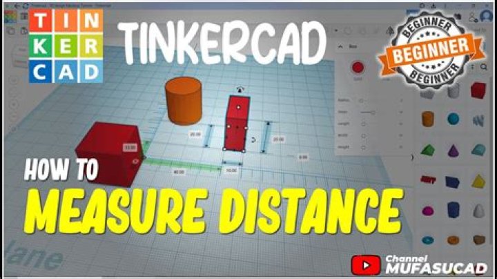 What measurements are used in Tinkercad