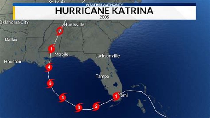What ocean did Hurricane Katrina form
