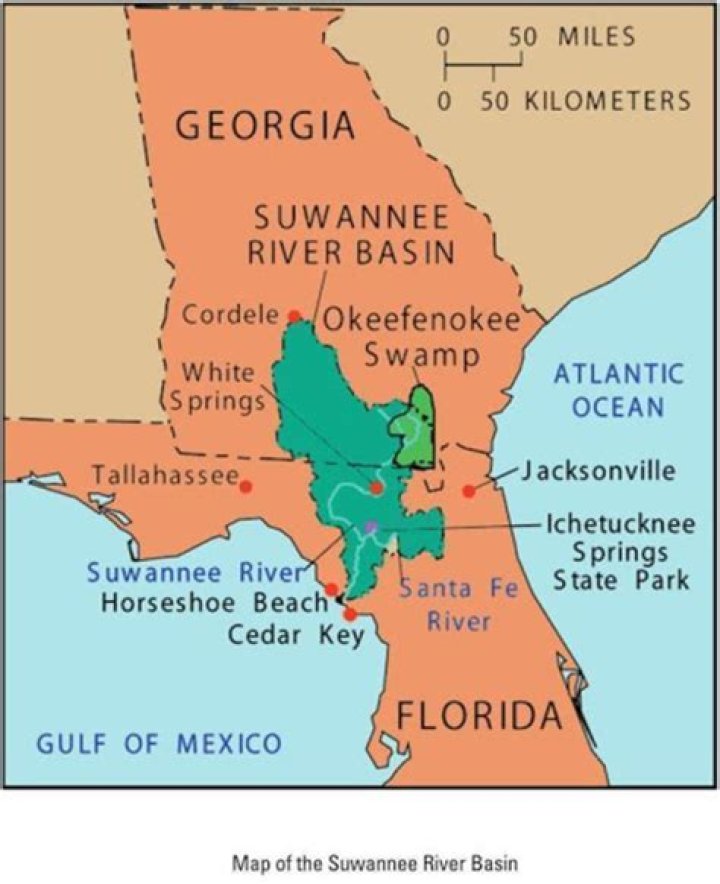 What region is the Okefenokee Swamp located