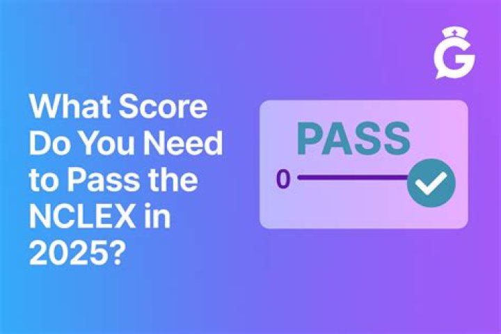 What score do you need to pass Nclex RN