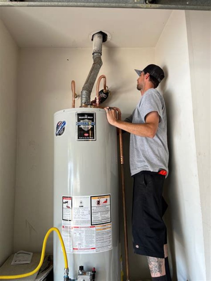 What setting should a water heater be set at?