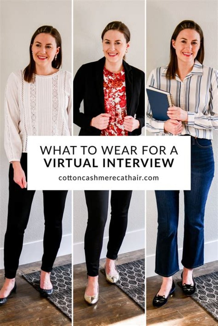 What shoes should a woman wear to an interview?