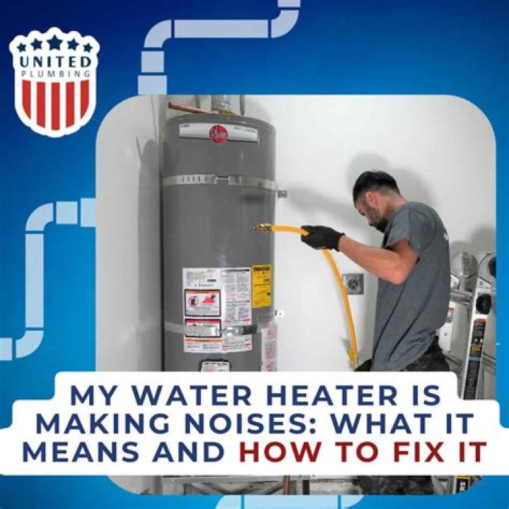 What should I do if my hot water heater is making noises?