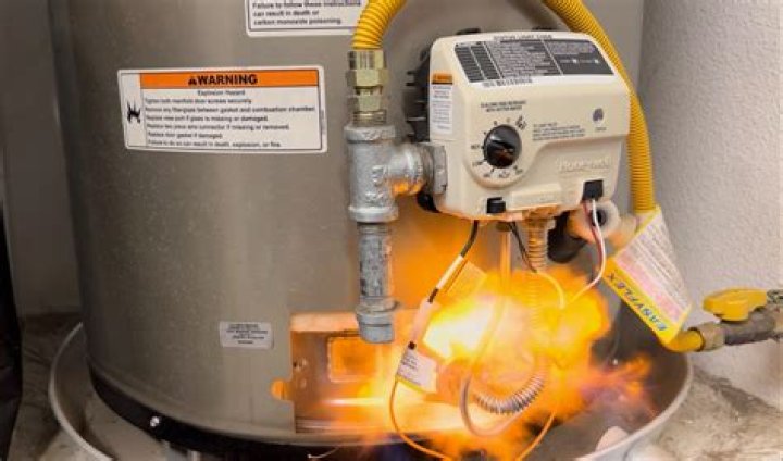 What should I do if my water heater flame is unstable?