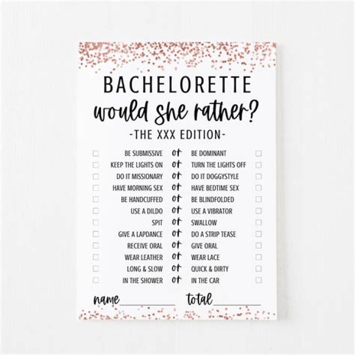 What should I get my fiance for bachelorette party
