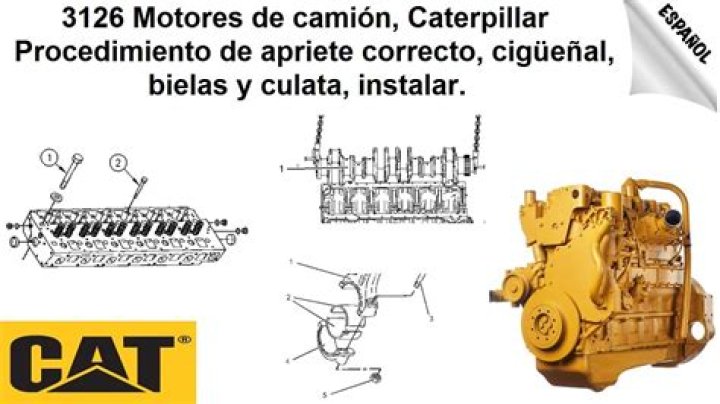 What should torque be on caterpillar 3126B engine?