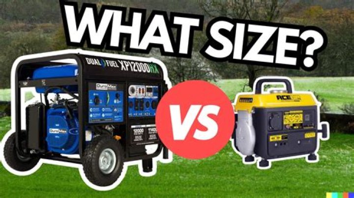 What size generator will run a 3 ton AC unit?