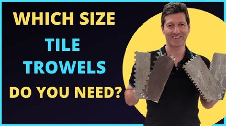 What size notched trowel for 6×24 tile