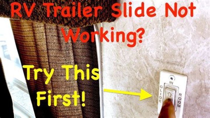 What to do if your RV slide out is stuck?