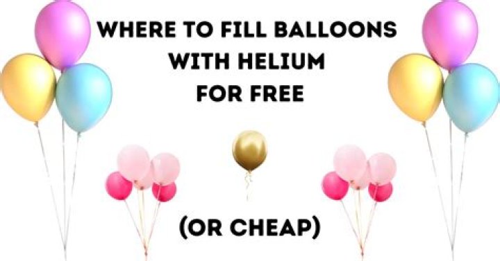 What type of balloons can be filled with helium