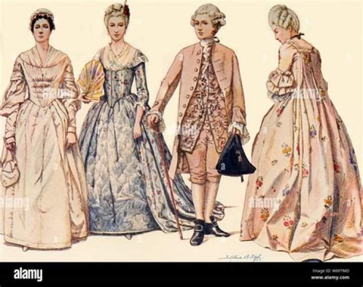 What was fashion like in 1750 and 1775?