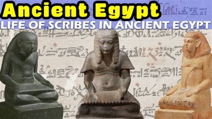 What was life like for a scribe in ancient Egypt