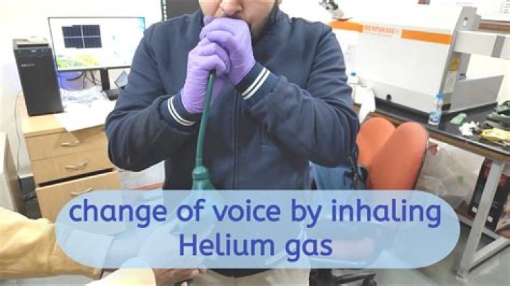 What will happen if we inhale helium gas