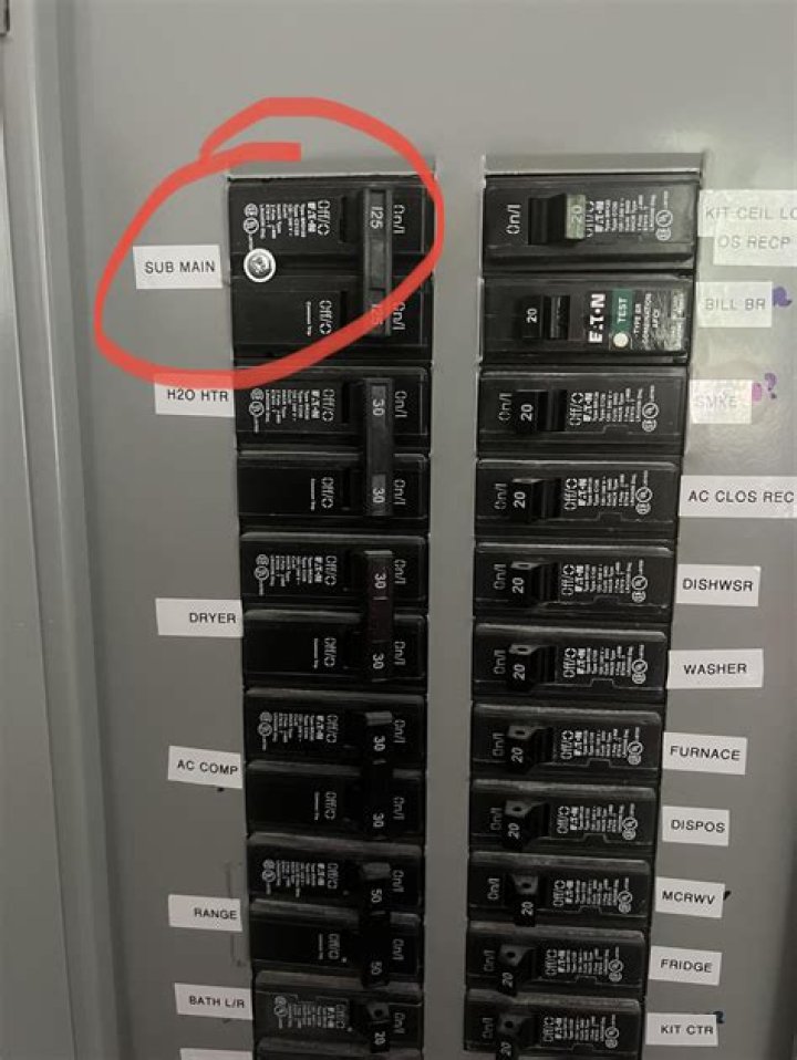 What would cause a main breaker to trip in a house?