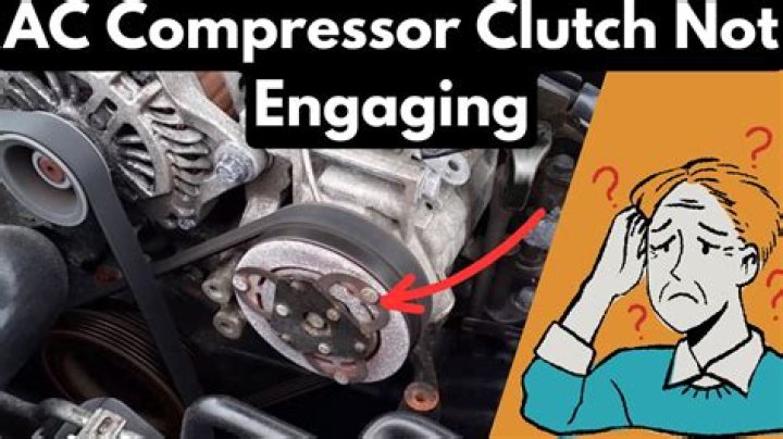 What would cause an AC compressor to not turn on in a car?