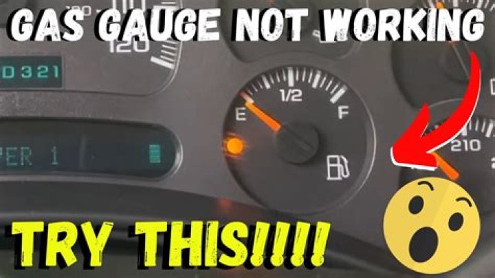 What would cause the gas gauge to stop working?