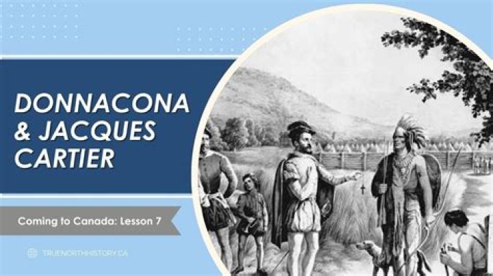 When did Jacques Cartier meets donnacona