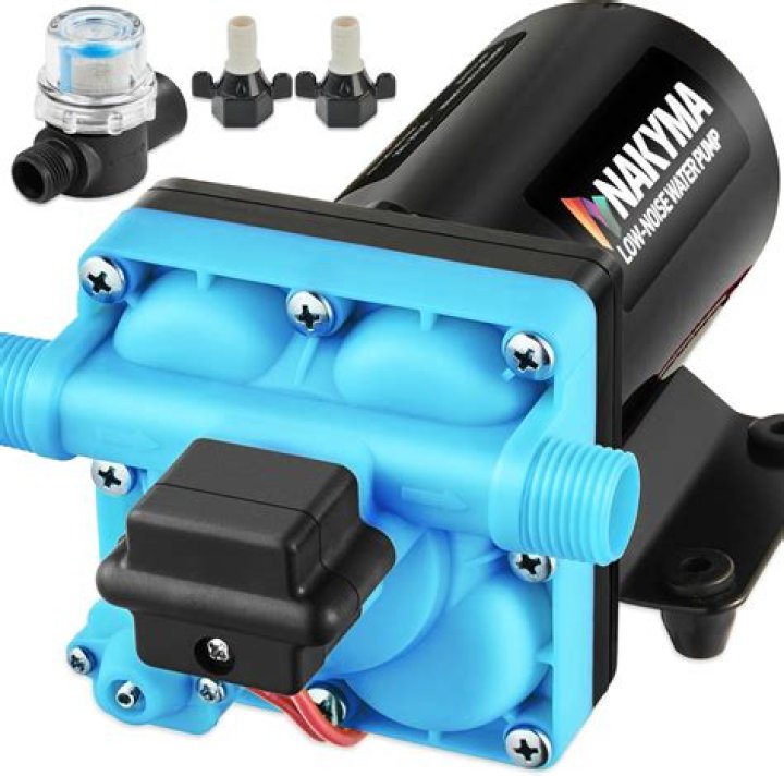 When should I run my RV water pump?