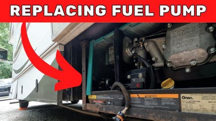 When to replace fuel pump in RV generator?