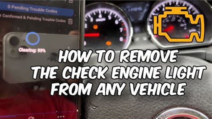 When to reset the Check Engine light of the Chrysler?
