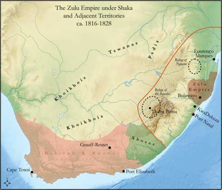 Where did Shaka Zulu come from