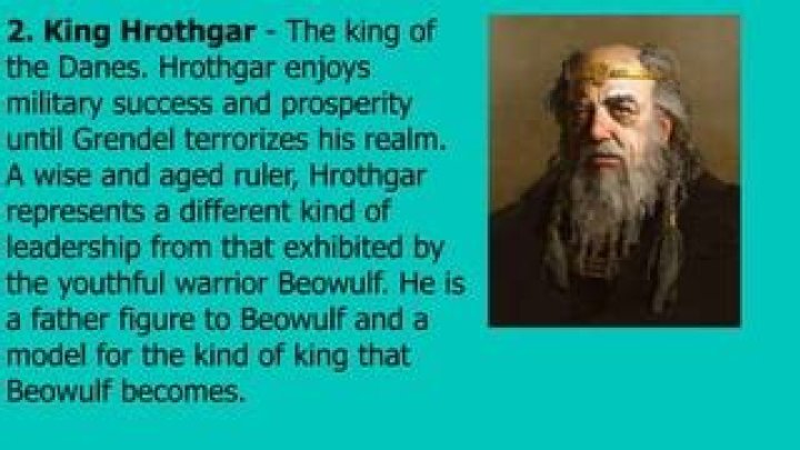 Where does King Hrothgar live in Beowulf