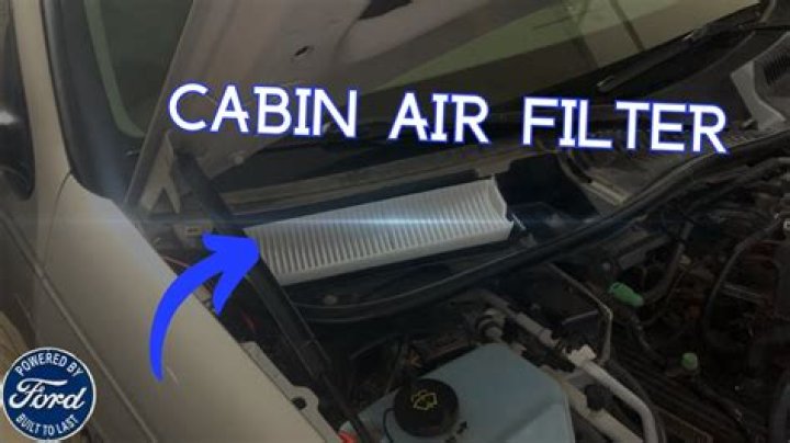 Where is the cabin air filter on a 2003 Chrysler Town and Country