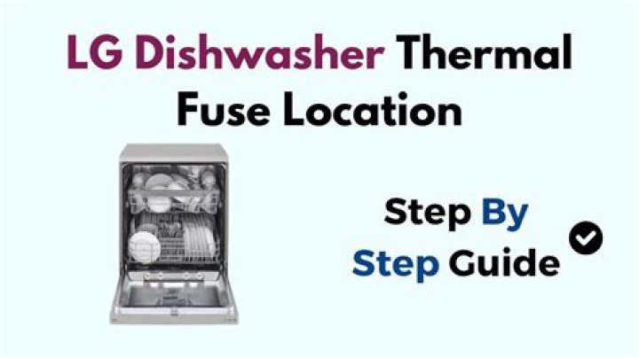 Where is the thermal fuse on a dishwasher
