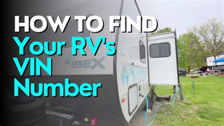 Where is the VIN number on a Forest River RV?