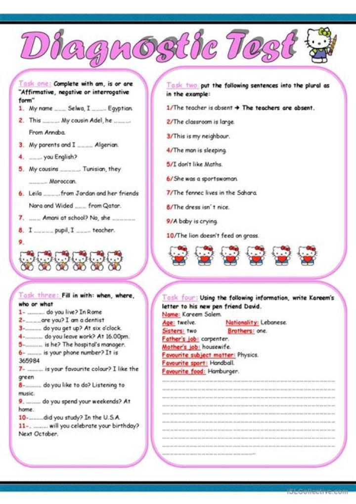 Which abbreviation stands for a diagnostic test