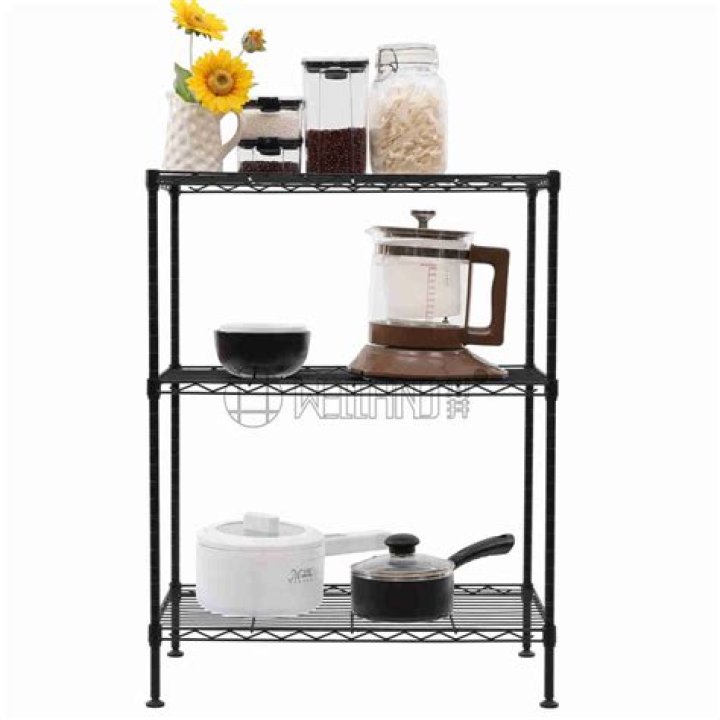 Which type of wire shelving is the most economical and is commonly used by contractors