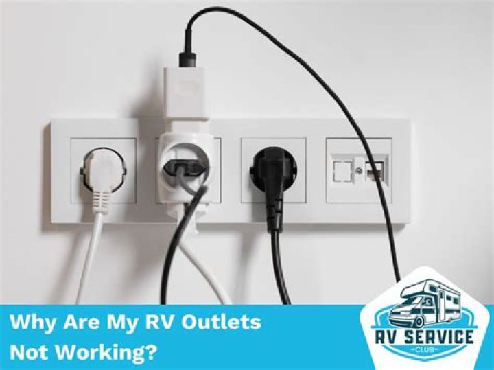 Why are my electrical outlets not working in my RV?
