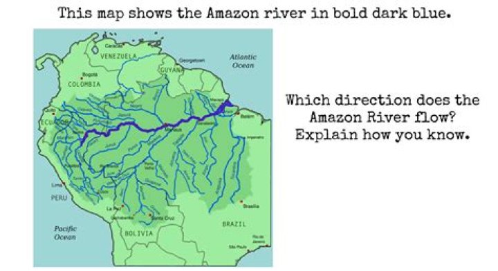 Why did the Amazon River changed direction
