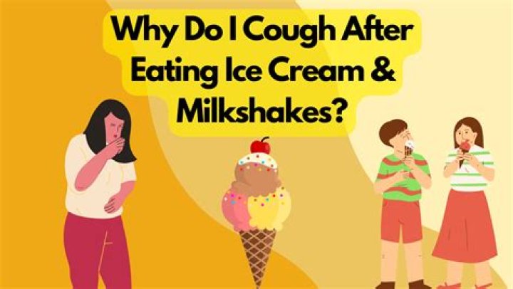 Why do I cough after eating yogurt