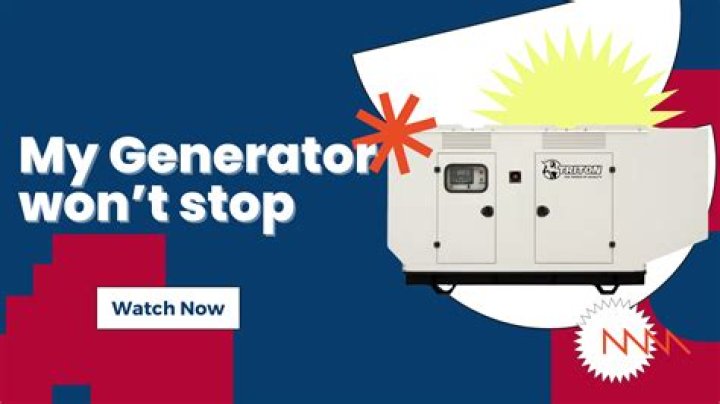 Why does a generator stop working?
