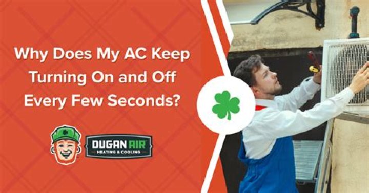 Why does my AC keep clicking on and off?