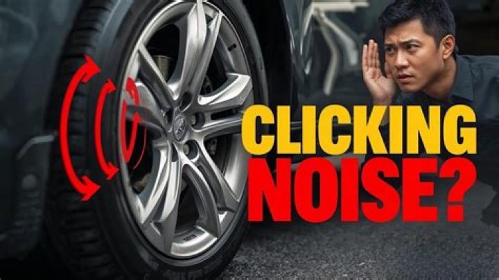 Why does my car make a clicking sound when I turn on the AC?