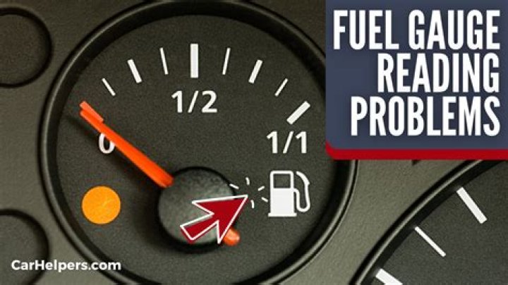 Why does my fuel gauge reads full all the time?