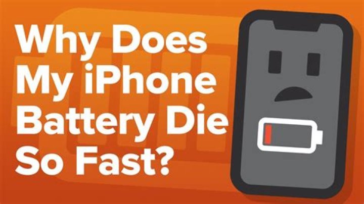 Why does my iPhone battery suddenly drop?