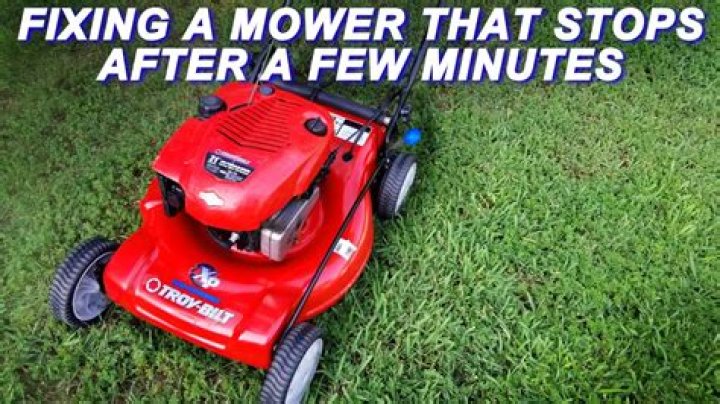 Why does my lawn mower start but not stay running
