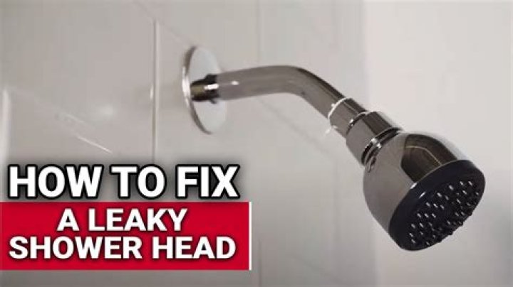 Why does my RV shower head keep leaking?