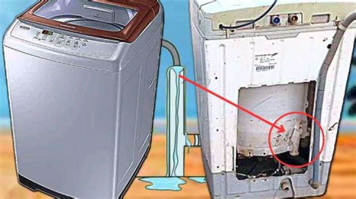Why does washing machine not drain completely?