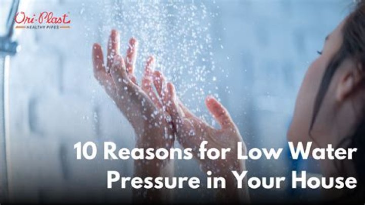 Why does water pressure go down with hot water?