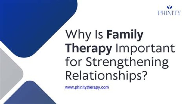 Why is family therapy important